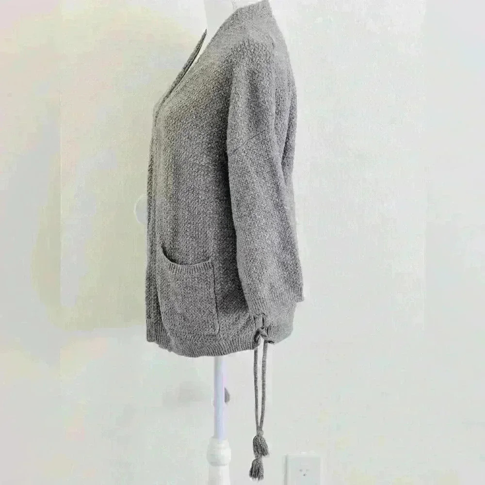 Madewell Side Lace -up Cardigan Size Medium - Picture 6 of 9